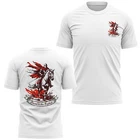 Mens Proud To Be English T Shirt St George On A Horse Large Back Print Tee