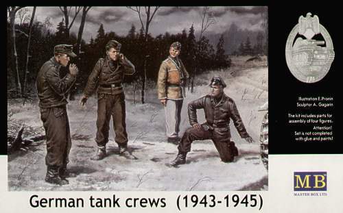 Master Box MB3507 - 1/35 German (WWII) Tank Crews (1943-1945) - New