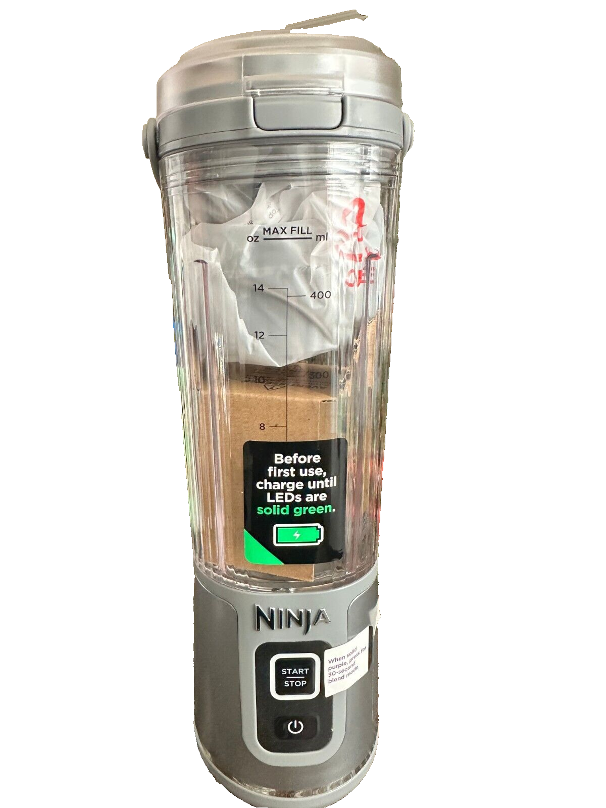 Ninja BLAST 18oz USB-C Rechargeable Portable Blender BC155SGY for Smoothies On The Go-image