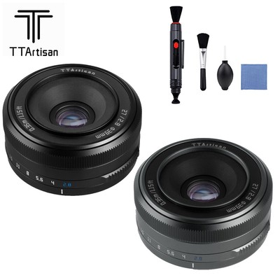 TTArtisan 27mm f2.8 APS-C Frame Auto Focus Lens for Sony Fuji Nikon Black Titani