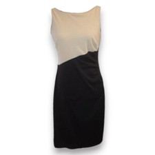 Midi Dress, Sleeveless color-block, by Chaps Size: 6