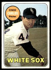 1969 Topps CISCO CARLOS #54 Chicago White Sox no creases