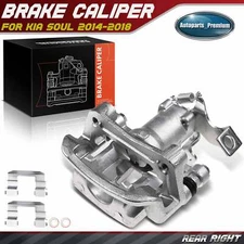 Rear RH Passenger Brake Caliper with Bracket for Kia Soul 2014-2019 L4 1.6L 2.0L