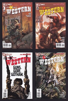 All Star Western #1-4 New 52 Jonah Hex in Gotham! DC 2011
