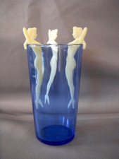 15 Vintage  1950's Pin-Up MERMAID Girl COCKTAIL STIRS - Snack/Martini PICKS