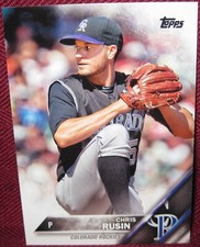2016 TOPPS #486 CHRIS RUSIN BASE CARD NM-MT