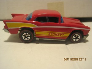 hot wheels redline vintage series 57 chevy red loose | eBay