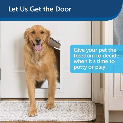 Petsafe Freedom Aluminum Pet Dog Doors Xlarge, Large, Med, SmallFULL WARRANTY eBay