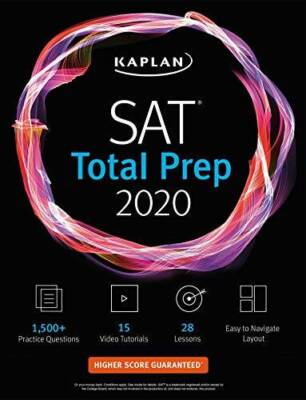 SAT Total Prep 2020: 5 Practice Tests + Proven Strategies + Online + Vide - GOOD