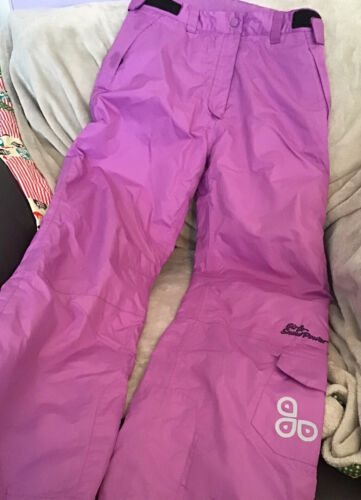 Crivit Sports Girls Snow Power Ski Trousers Size 146-152 Cm Pink/Lilac - Afbeelding 1 van 6