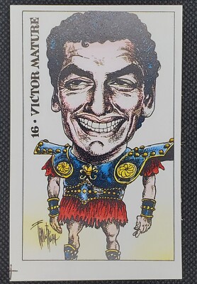 Victor Mature Italian Trading Card 1971 Once Upon a Time Hollywood