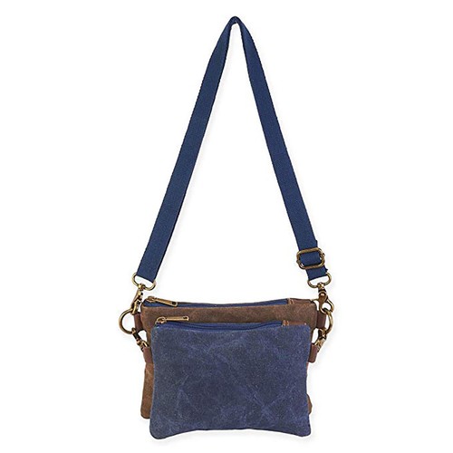 Bolso bandolera de 2 piezas Sun 'N' Sand Winston (marrón y marino) 651462182904 | eBay