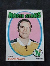 1971-72 TOPPS HOCKEY #101 TED HAMPSON MINNESOTA NORTH STARS