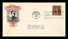 DR JIM STAMPS US ETHELBERT NEVIN FAMOUS AMERICANS FDC TORKEL GUNDEL COVER