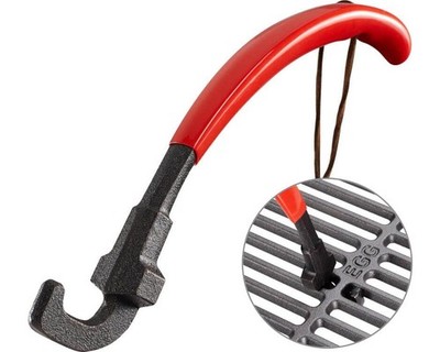 Universal Grill Grate Lifter Tool Hot Surfaces Handling Cooking Grid Lifter Grip
