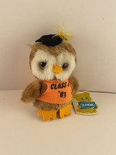 CLASS OF 1983 Owl Plush Vintage Stuffed Animal Toy Dakin