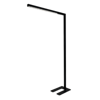 Luxula LED Stehleuchte 45 W 4000 K Neutralweiß Schwarz Dimmbar