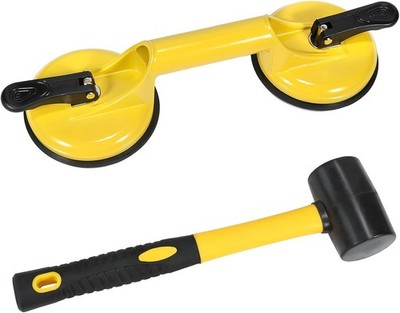 Floor Gap Fixer Tool for Laminate Floor Gap Repair Includes Heavy Duty Alumin...
