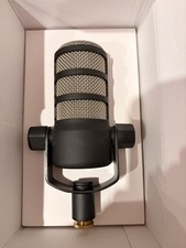 Rode PodMic Cardioid Dynamic Broadcast Podcast Microphone XLR Black