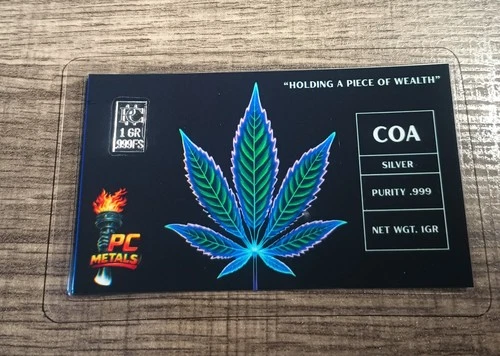 1 GR .999 Fine Silver With COA
