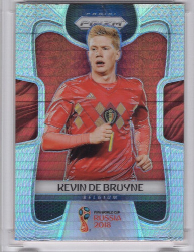 Kevin De Bruyne [Hyper Prizm] #17 2018 Panini Prizm World Cup card