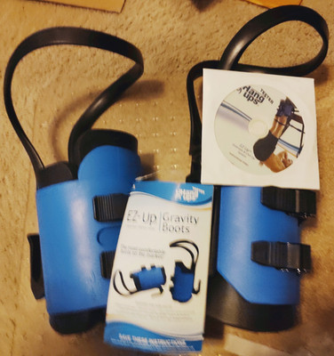 NEW UNUSED Teeter Hang Ups EZ-Up Gravity Inversion Boots w/ Calf Loops