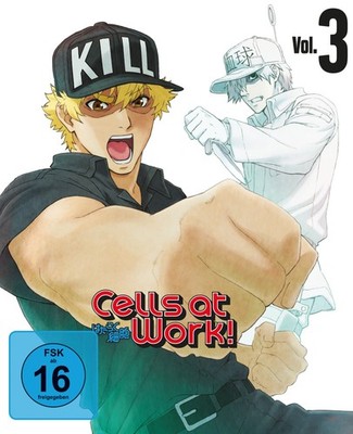 Cells at Work! + DVD Vol. 3 Blu-ray  *NEU*OVP*