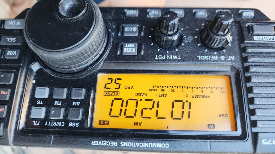 ICOM IC-R75 Communications Receiver Tested Working Ham Radio - Image 3 of 4