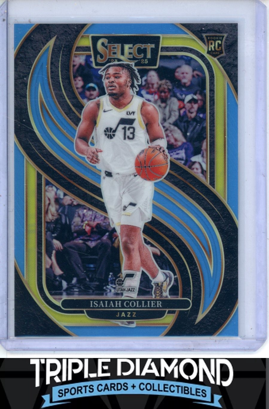 2024-25 Select Isaiah Collier Rookie Premier Level Light Blue #242/299 N27