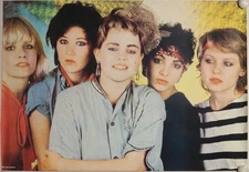 THE GO-GO'S - 1980s Band Promo Poster - **OUT OF PRINT** - 24"x34"