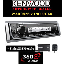 Kenwood KMR-M332BT Marine Media Receiver Bluetooth USB AUX SiriusXM Tuner