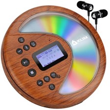 Wood CD Player Walkman with Long-Lasting Battery - New - Discover Wood