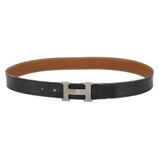 Cintura HERMES Constance in pelle 37,8" nera originale yk1950