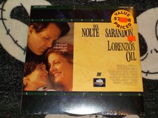 Lorenzo's Oil NEW SEALED Letterbox Laserdisc LD Nick Nolte Free Ship 50
