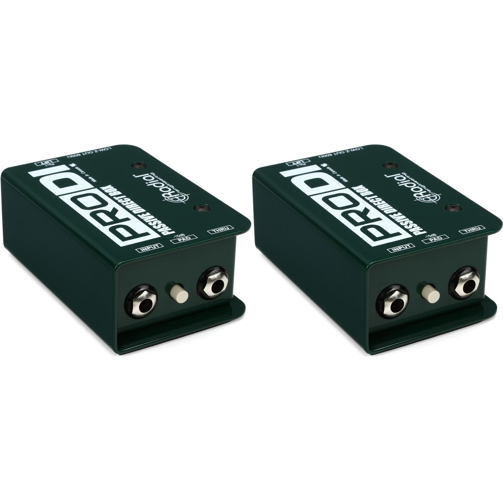 1-канальный пассивный инструментальный директ-бокс Radial ProDI (2 шт.)