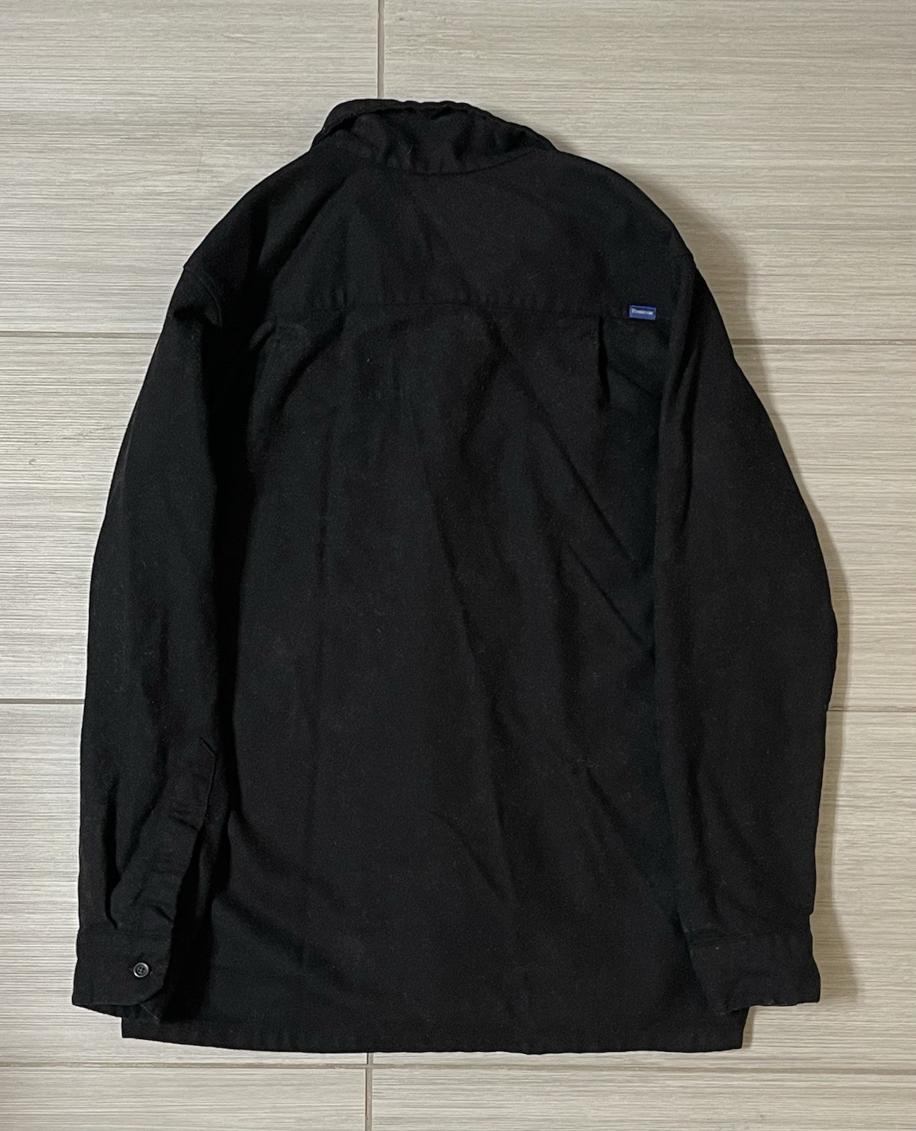 Pendleton Board Shirt Fitted Button Up Black Virg… - image 9