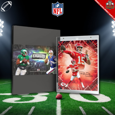 2025 Fanatics Under Wraps Emanate Football Autograph Factory