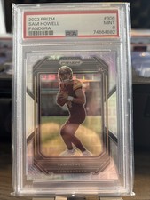 2022 Prizm Football Pandora /400 Sam Howell Commanders RC PSA 9 