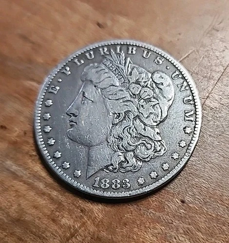 USA 1883 Morgan Silver Dollar 90% Silver Philadelphia Circulated Very Fine