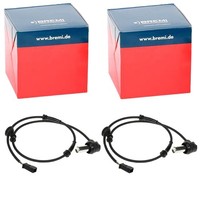 2X Bremi ABS-SENSOREN Hinten Passend FÜR Audi A4 Links+Rechts | 50301