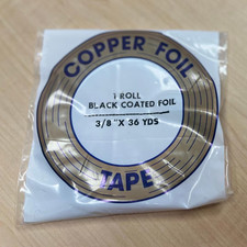 3/8" EDCO Black Back Copper Foil Tape 36 yards