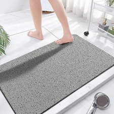 Shower Mats Non Slip Without Suction Cups, PVC Loofah Bathroom Mats, Loofah Mats