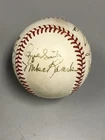 MAJOR LEAGUE MULTI PLAYER SIGNED BASEBALL w OZZIE SMITH AND MANY MANY MORE