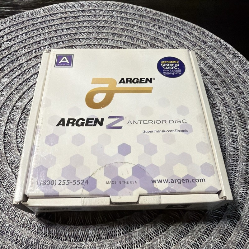 Dental Zirconia, Argen Z Anterior Disc 98x16 Shade # 2