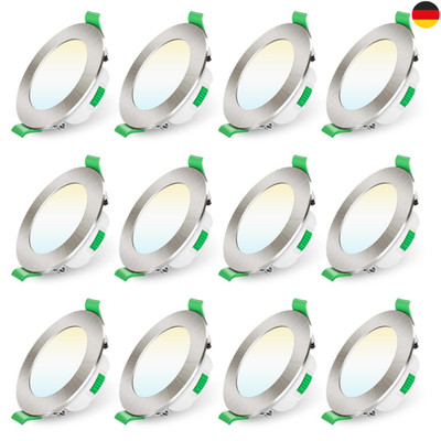ALUSSO LED Einbaustrahler 230V Dimmbar 68mm IP