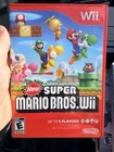 New Super Mario Bros. Wii (Nintendo Wii, 2009) CIB - Tested!