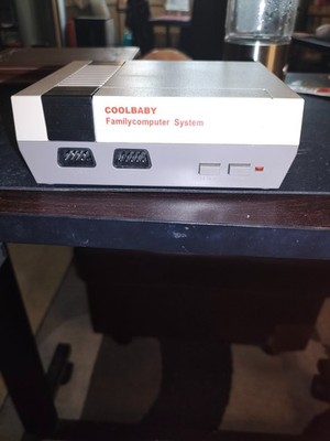 Coolbaby Family Computer System Video Game Console W/ Two Tested Works  Mo RS-41