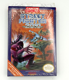 Classic NES Street Fighter 2010: The Final Fight CIB Complete w/protector cover