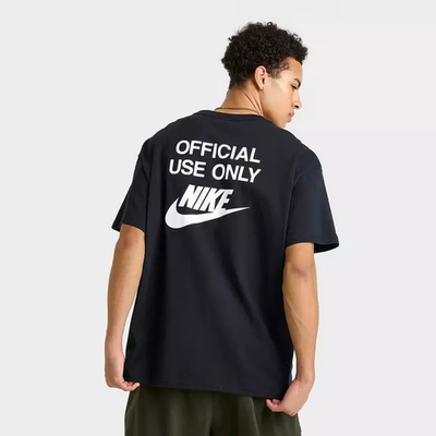Men's Nike Sportswear Max 90 Official Use Only T Shirt - Black