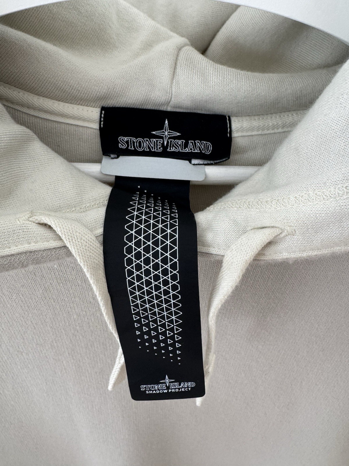 Stone Island Shadow Project logo-patch hoodie Cre… - image 5